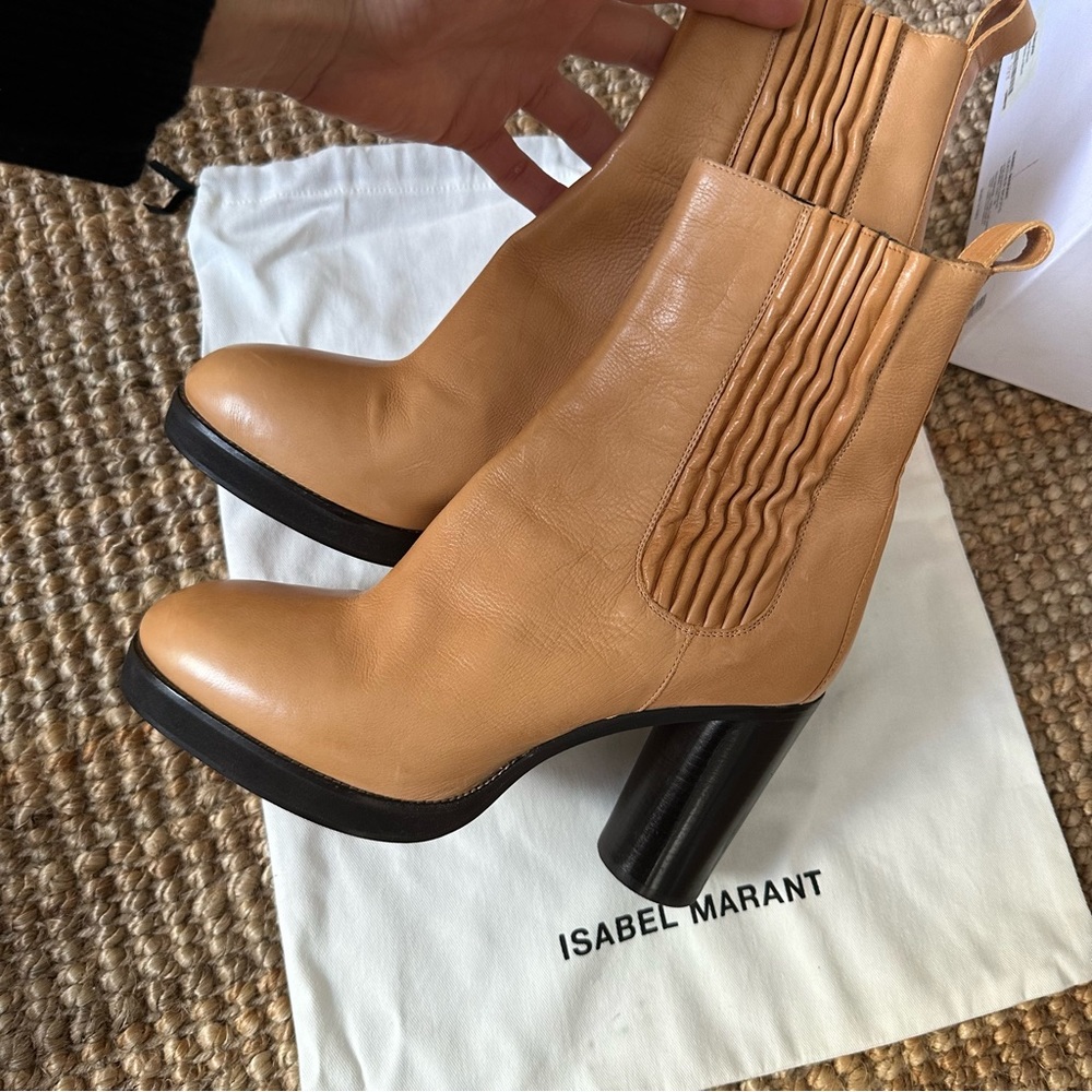 Brand new! Isabel Marant block heel boots 105mm